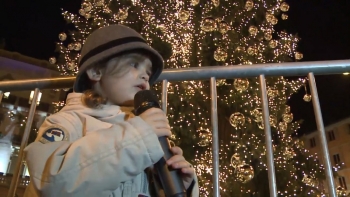 Natale in piazza Lugano, presentato dalla nostra mini inviata
