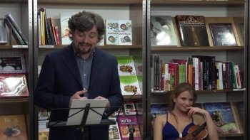 Violino e Poesia al Caffè Culturale di Lugano - Maristella Patuzzi (HD)