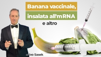 Banana vaccinale, insalata all'mRNA e altro: vaccinazione di soppiatto dentro al piatto?! (di Ivo Sasek)