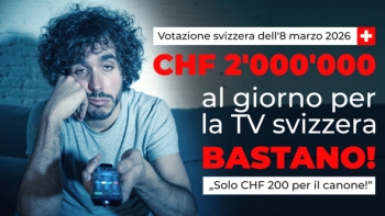Votazione popolare svizzera dell'8 marzo 2026 sull'iniziativa SSR - Riduzione di questa pioggia di soldi!