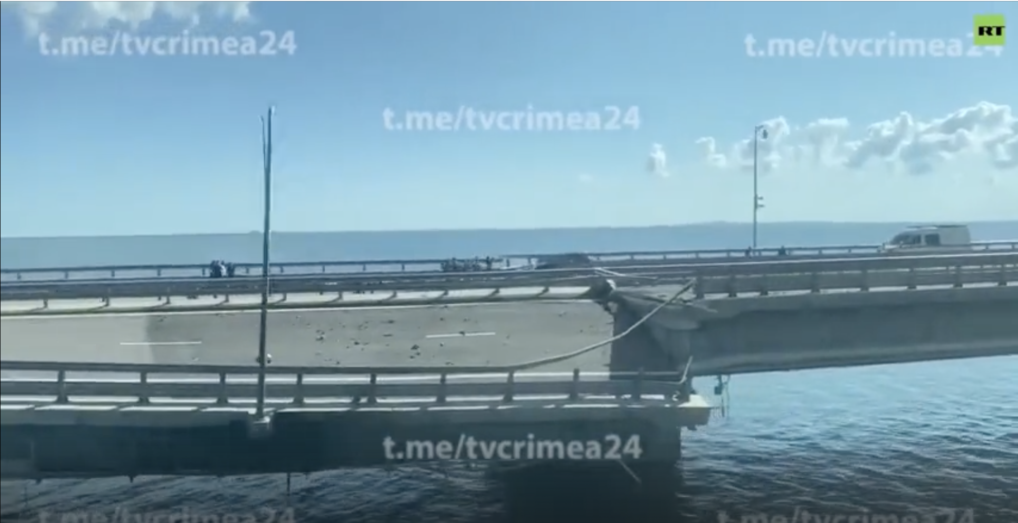 secondo attentato terroristico al ponte di Crimea